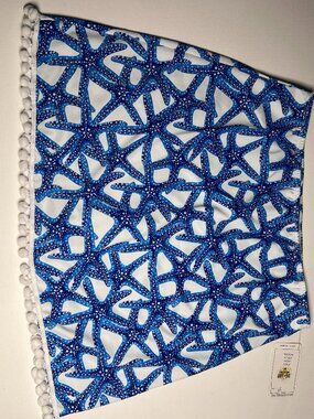 NWT Patti Biggs Venus Skort UPF +50 Pom Pom Tennis Skirt M